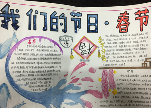 关于传统节日语文手抄报 传统节日手抄报