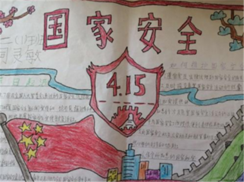 4月15日全国安全日的手抄报 全国安全日手抄报