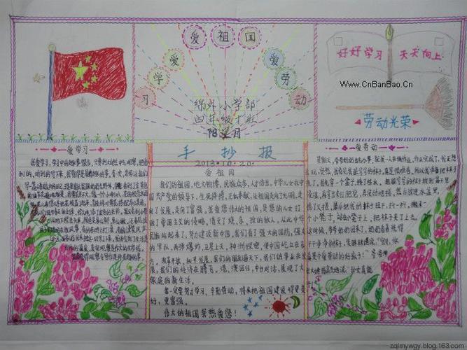 学党史爱劳动主题手抄报 爱劳动手抄报