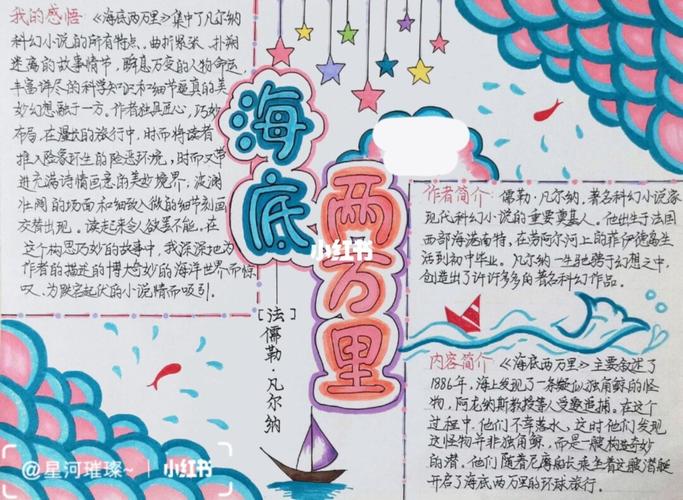 海底两万里主题手抄报,内容 海底两万里手抄报简单又漂亮 