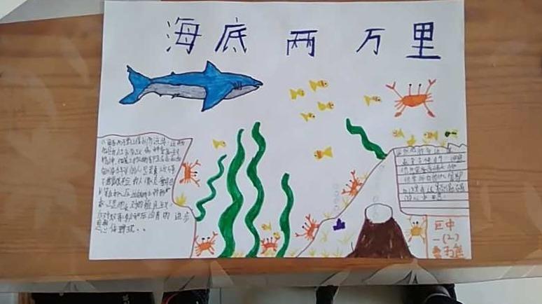 海底两万里主题手抄报,内容 海底两万里手抄报简单又漂亮 