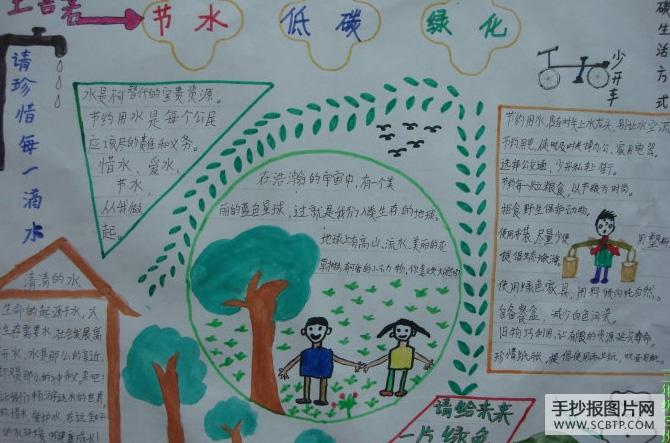 低碳生活科普手抄报 低碳生活手抄报