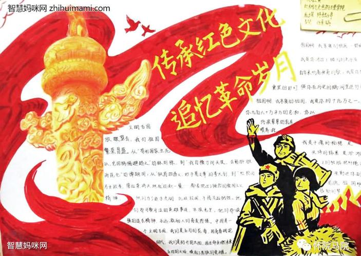 100幅经典中国红色手抄报 经典手抄报