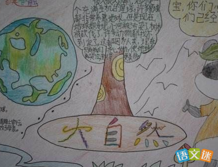 草地里的秘密手抄报 手抄报图画