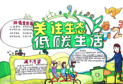 低碳生活科普手抄报 低碳生活手抄报