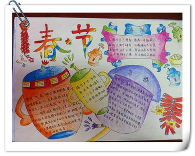 中国传统节日简单又好看手抄报 传统节日手抄报