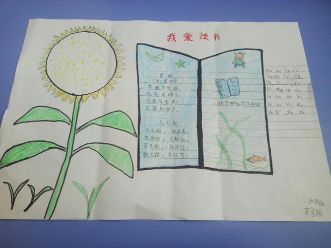 精美简单我爱读书手抄报 我爱读书手抄报