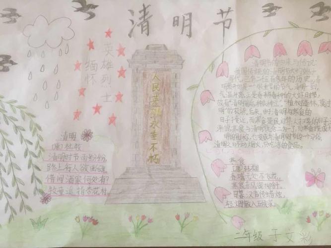 缅怀先烈共筑中华梦手抄报 缅怀先烈手抄报