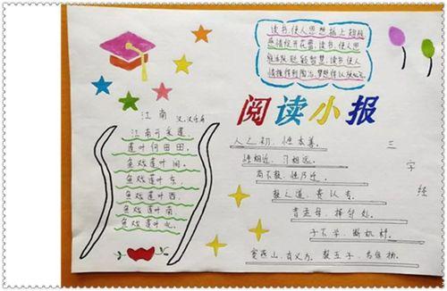 精美简单我爱读书手抄报 我爱读书手抄报