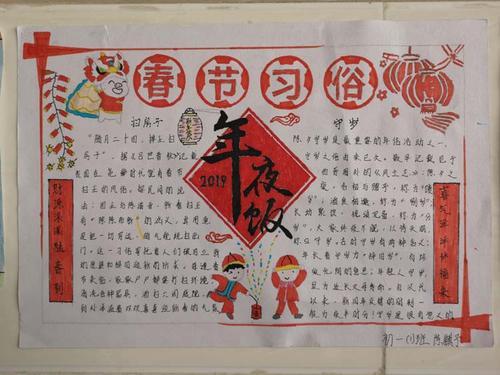 画带有年味的手抄报 手抄报图片大全集