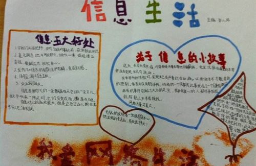 电子信息宣传手抄报 信息手抄报