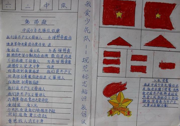 我想加入少先对手抄报 少先队手抄报