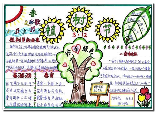植树节手抄报简单好看 植树节手抄报简单好看 五年级 