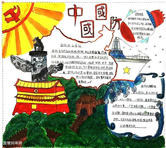 我爱国防投身国防手抄报 国防手抄报
