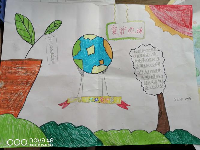 200张爱护地球的手抄报 保护地球的手抄报