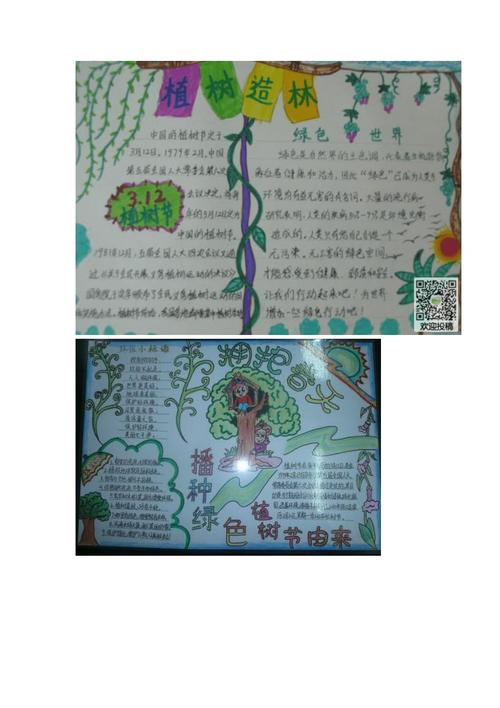 植树节手抄报简单好看 植树节手抄报简单好看 五年级 
