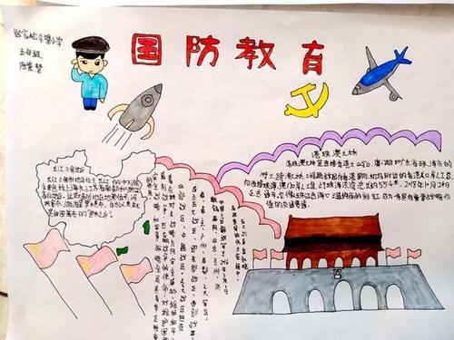 我爱国防投身国防手抄报 国防手抄报