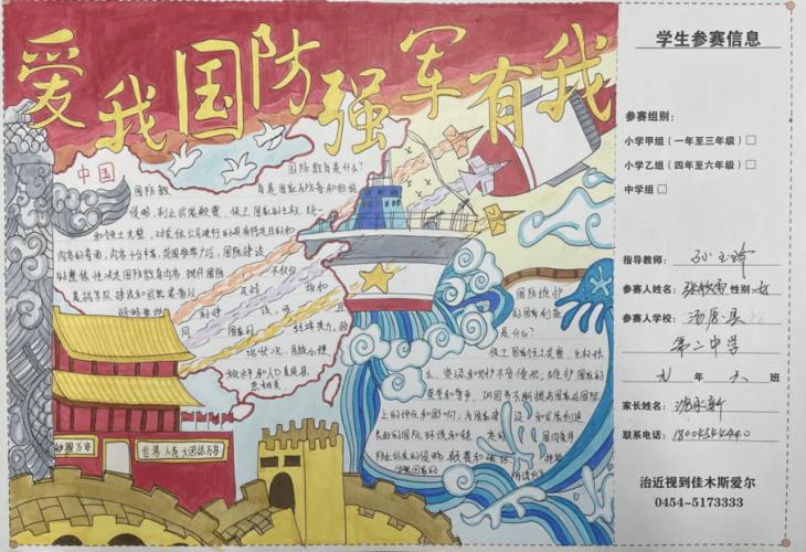 我爱国防投身国防手抄报 国防手抄报
