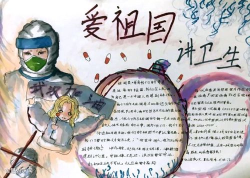爱国卫生八项行动获奖手抄报 爱国卫生手抄报