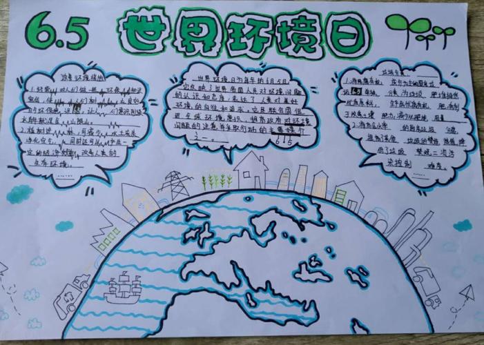 世界环境日无字手抄报 世界环境日手抄报
