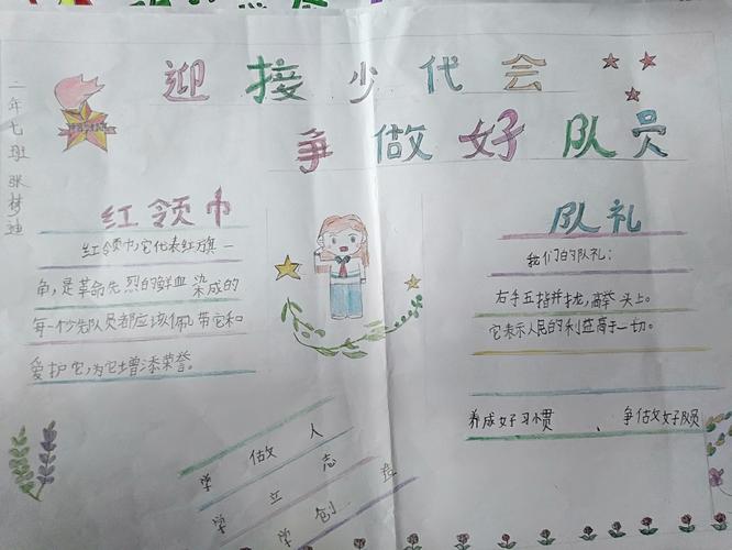 幸福的少先队员手抄报 少先队员手抄报
