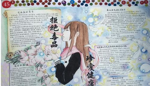 禁毒简单又漂亮的手抄报 简单漂亮的手抄报