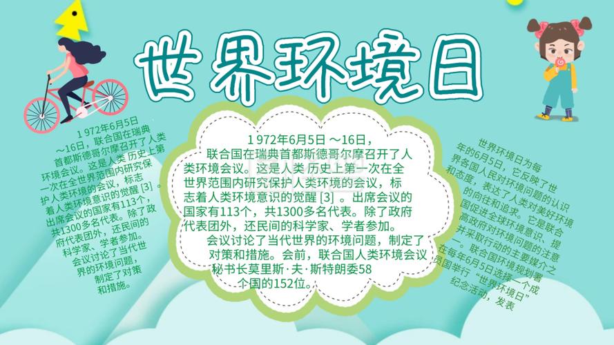 世界环境日无字手抄报 世界环境日手抄报