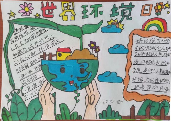 世界环境日无字手抄报 世界环境日手抄报