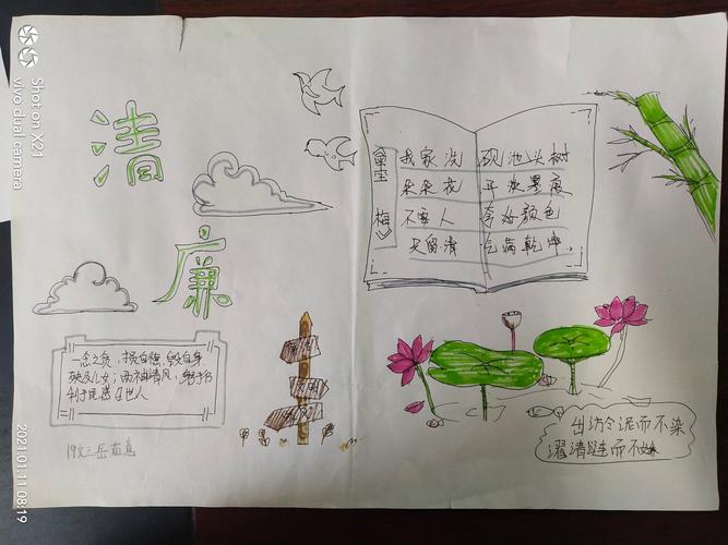 廉洁廉政主题手抄报 廉政手抄报