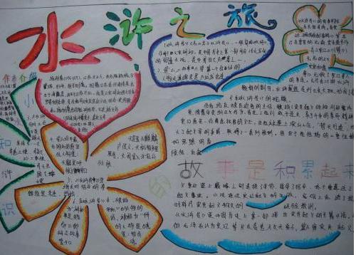 简单好看的名著手抄报 简单好看的手抄报
