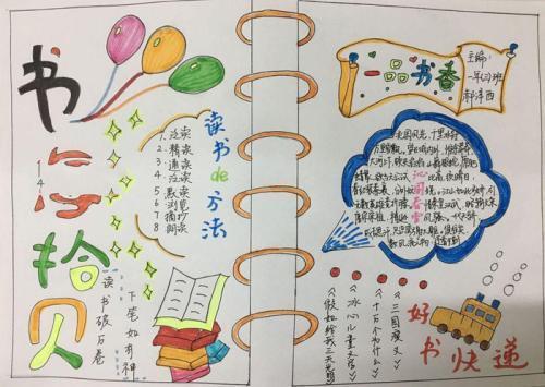 3-6年级的好书手抄报 6年级手抄报
