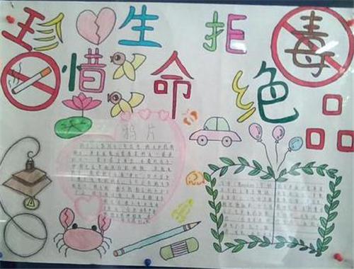 禁毒简单又漂亮的手抄报 简单漂亮的手抄报