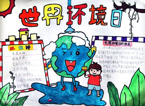 世界环境日无字手抄报 世界环境日手抄报