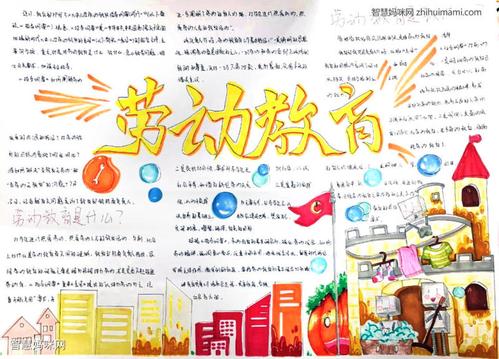 有关爱劳动的手抄报 爱劳动手抄报