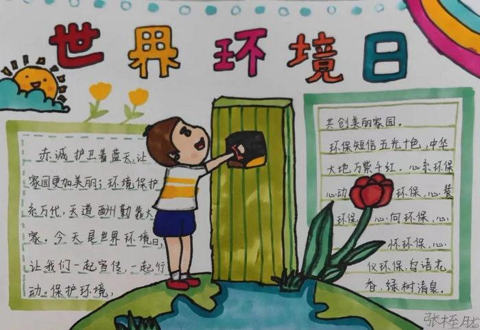 世界环境日无字手抄报 世界环境日手抄报