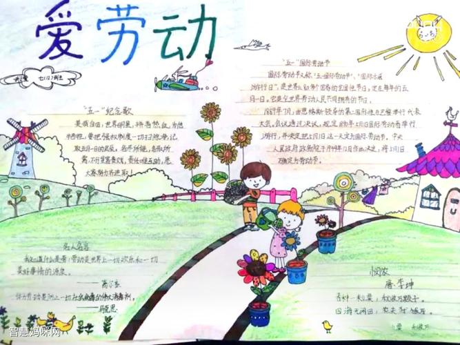 有关爱劳动的手抄报 爱劳动手抄报