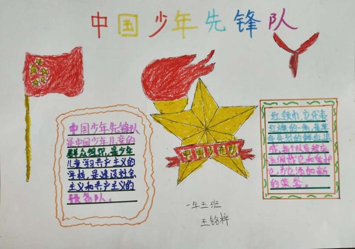 幸福的少先队员手抄报 少先队员手抄报