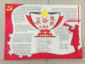 关于红军领袖手抄报 红军长征手抄报