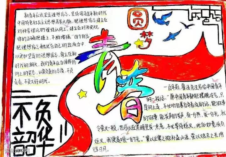 关于青春智慧的手抄报 青春手抄报