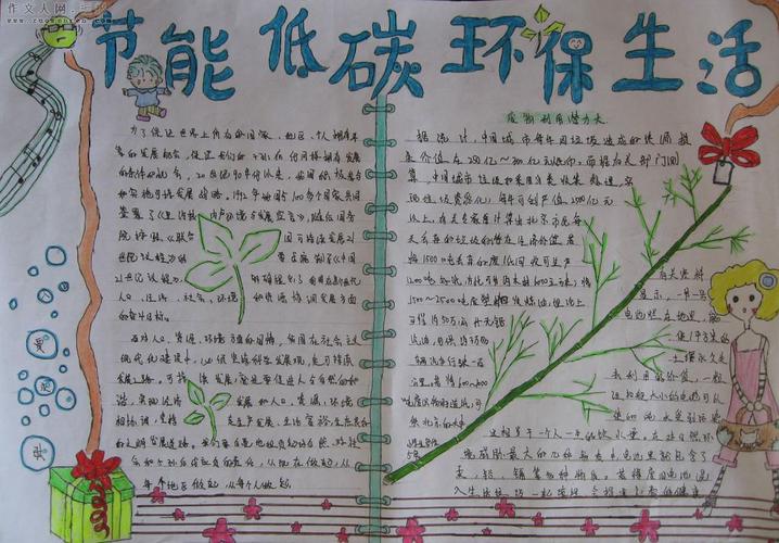 最简单节能环保手抄报 节能环保手抄报