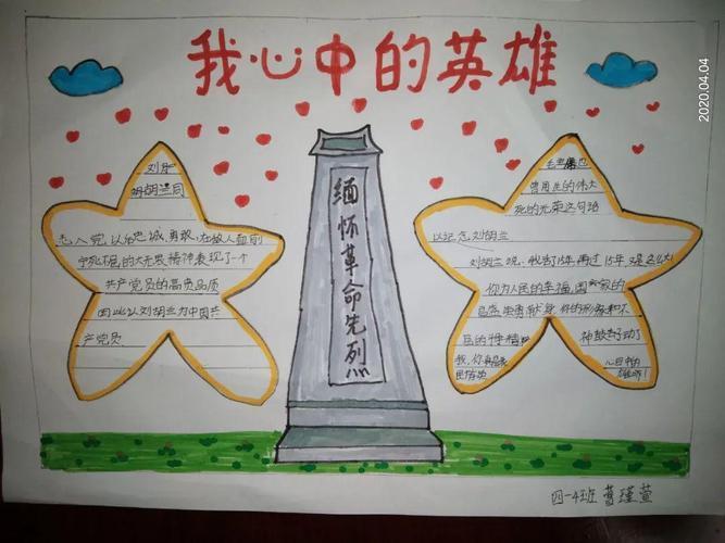 缅怀先烈一等奖手抄报 缅怀先烈手抄报