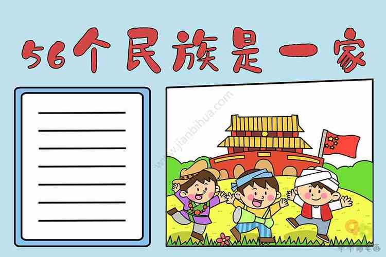 幼儿园56个民族手抄报 56个民族手抄报