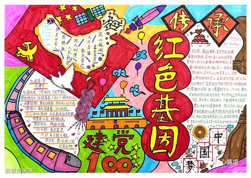 纪念革命烈士传承红色基因手抄报 烈士纪念日手抄报
