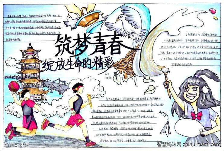 关于青春智慧的手抄报 青春手抄报