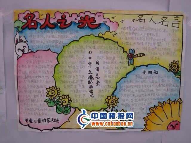 杰出人物名言手抄报 名人名言手抄报