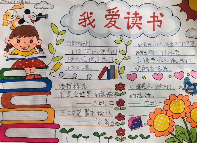 幼儿园阅读心得读后感手抄报 读后感手抄报