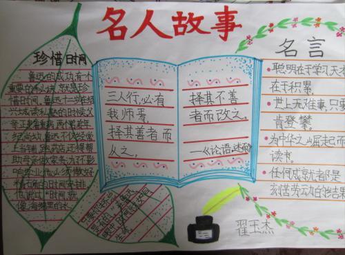 杰出人物名言手抄报 名人名言手抄报