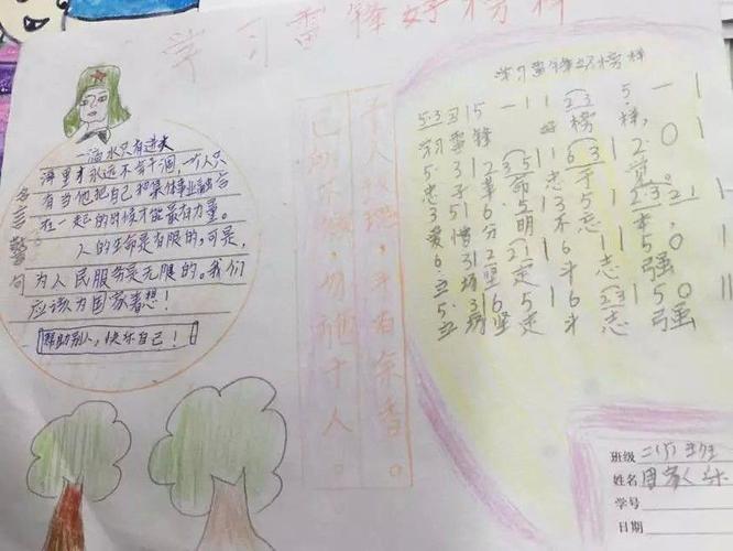 学雷锋讲文明树立新风手抄报 讲文明手抄报