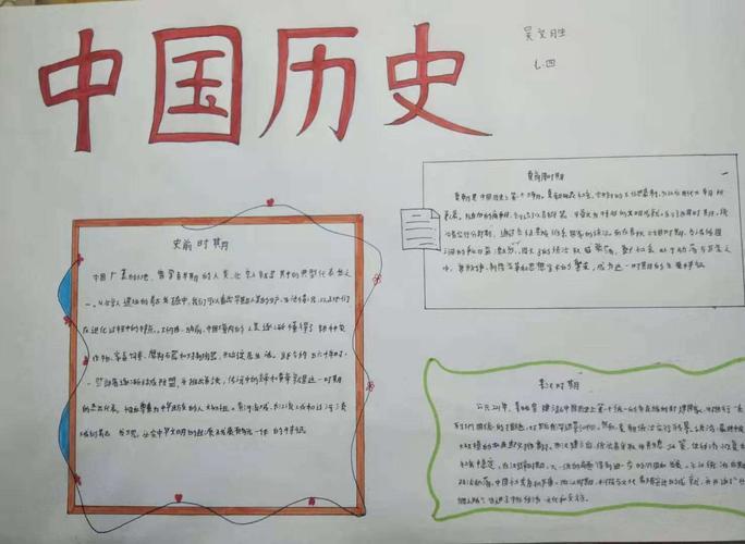 历史手抄报图片 手抄报简单又漂亮