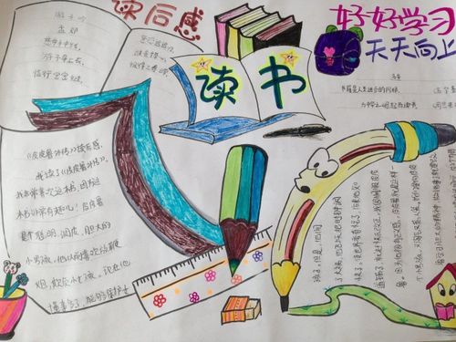 幼儿园阅读心得读后感手抄报 读后感手抄报